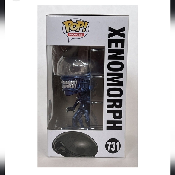 Alien 40th Anniversary Xenomorph Pop Vinyl Figure 731 Blue Metallic Exclusive - Picture 2 of 4